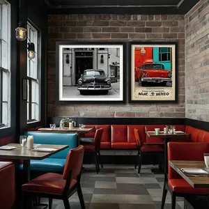 mid-century living wall art mockup example 4