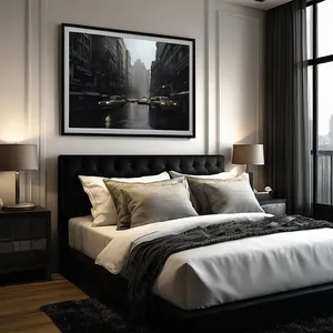 dark academia bedroom mockup example 2