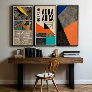 gallery wall home office mockup example 2