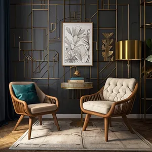 botanical living room mockup example 4
