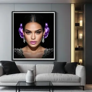 living room wall art mockup example 3
