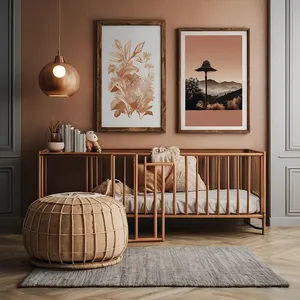 warm tones nursery mockup example 4