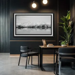 mountain cabin wall art mockup example 3