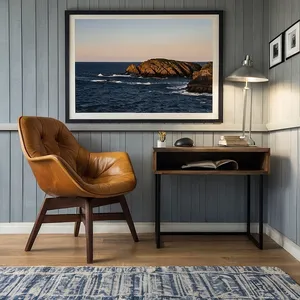 mid-century living wall art mockup example 3