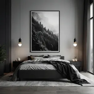 minimalist bedroom mockup example 2