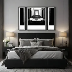 contemporary bedroom mockup example 3