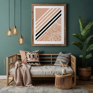 rustic living room mockup example 2