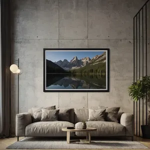 industrial living room mockup example 3