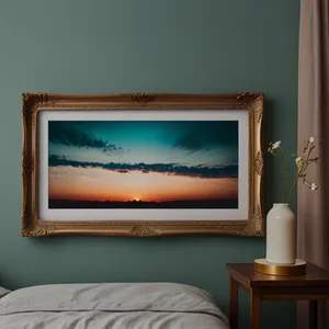 art deco bedroom mockup example 1
