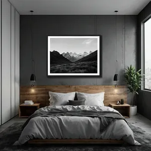 contemporary bedroom mockup example 1