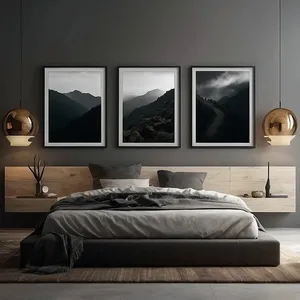 industrial bedroom mockup example 2